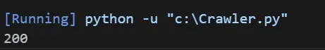 IDE terminal showing the authenticated proxy example above executed successfully, printing 200 to the console