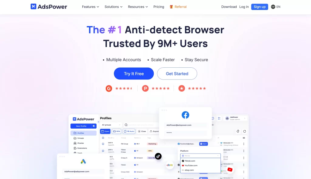 AdsPower Homepage