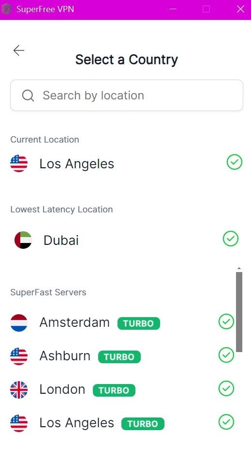 change Netflix region with SuperFree VPN