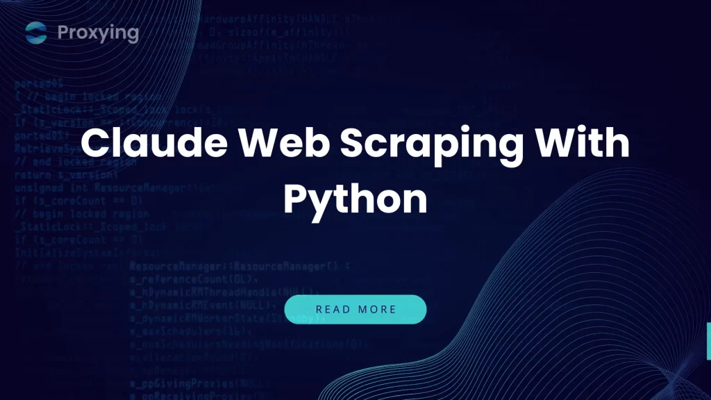 Claude Web Scraping With Python