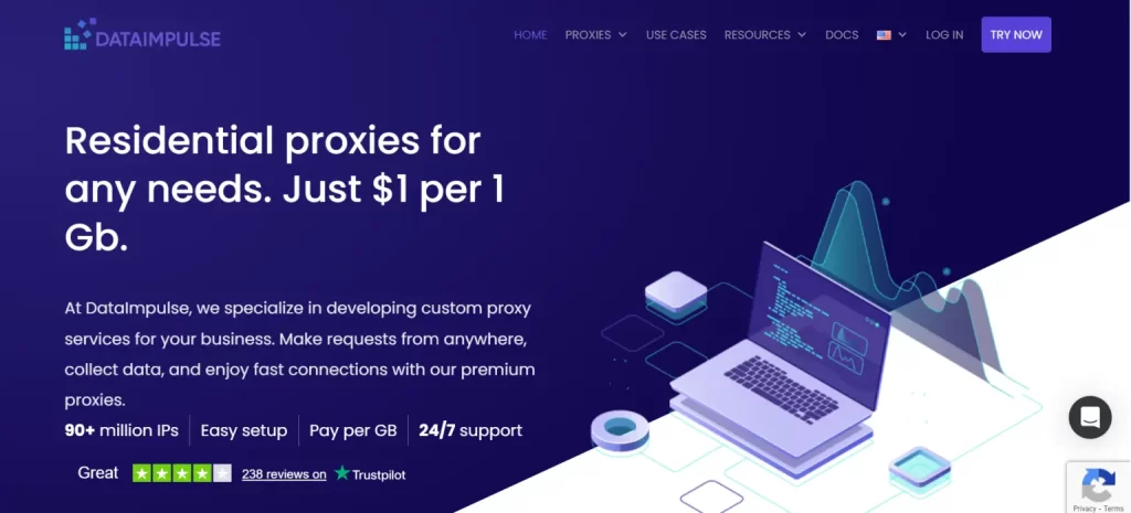 DataImpulse website