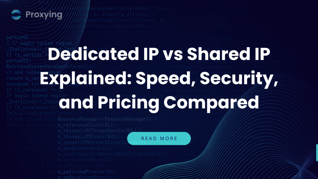 Dedicated IP vs Shared IP Explained Speed, Security, and Pricing Compared