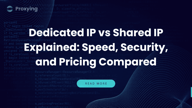 Dedicated IP vs Shared IP Explained: Speed, Security, and Pricing ...