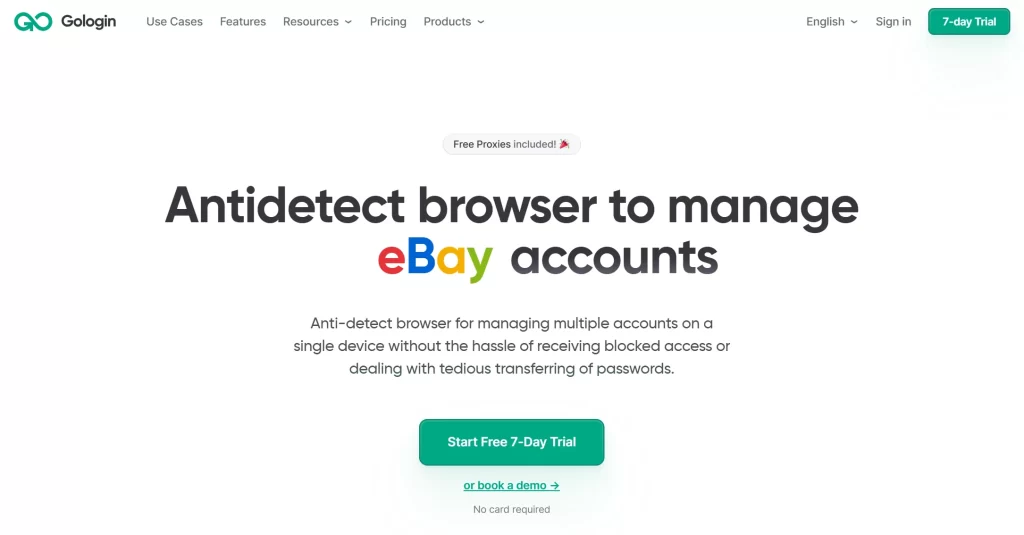 GoLogin Homepage