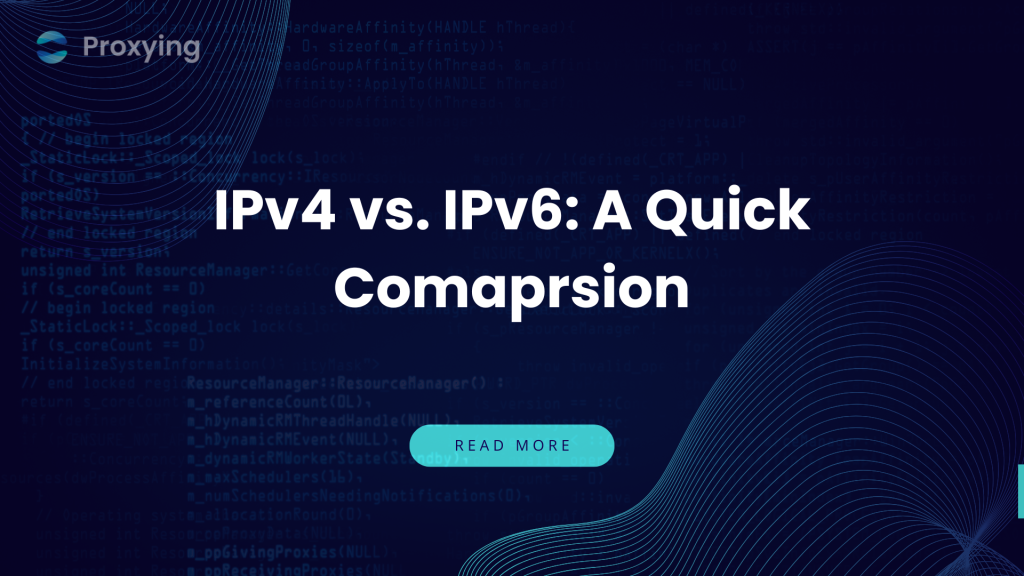 IPv4 vs. IPv6 A Quick Comaprsion