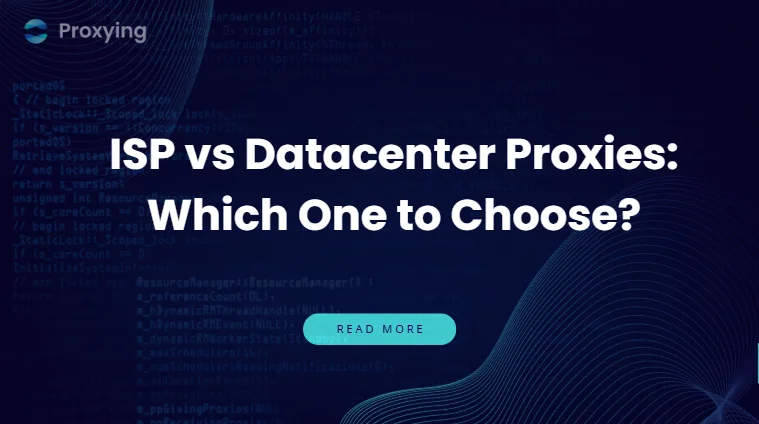 ISP vs datacenter proxies