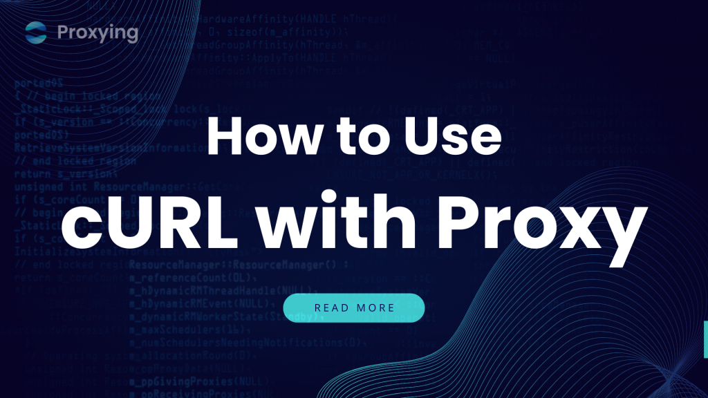 how to use curl with proxy