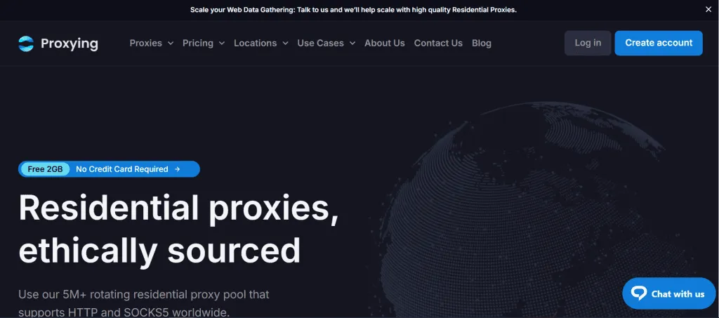 Proxying Home page
