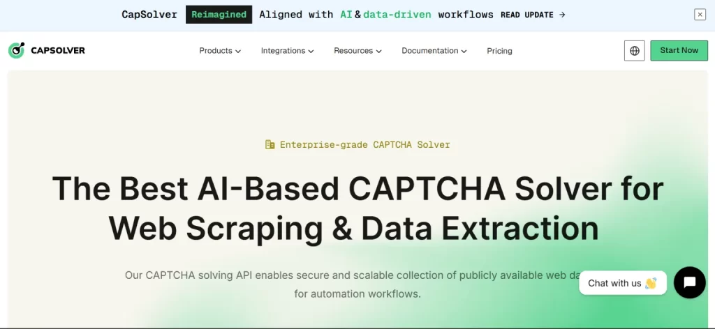 Cap Solver home page