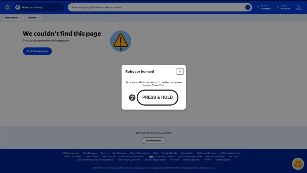 Walmart product page showing Add to Cart button and showing availability, taken from Walmart.com