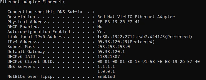 Checking MAC address