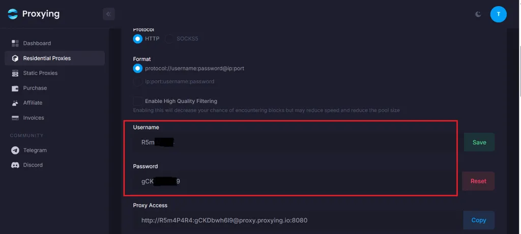 Proxying Authentication