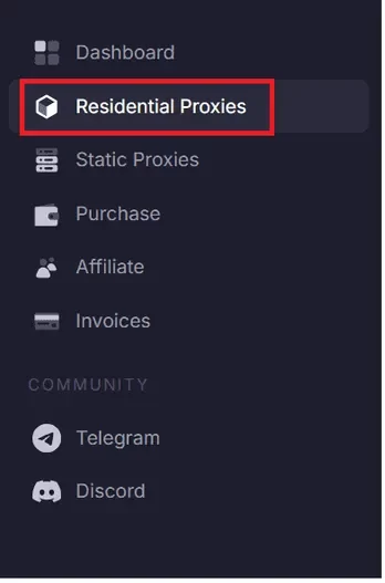 Dashboard of proxying
