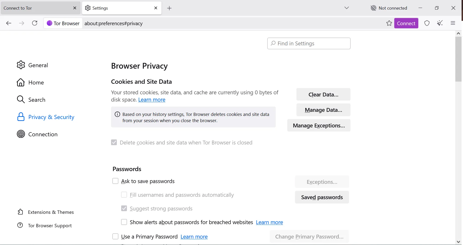Proxy Settings