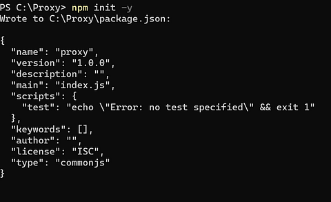 making npm folder