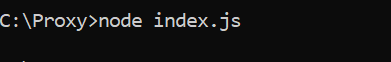 running the code